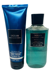 Bath & Body Works Ocean shower gel bottle for a refreshing coastal cleanse.