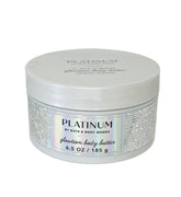 Bath & Body Works Platinum Whipped Body Butter jar — rich moisture for daily hydration.