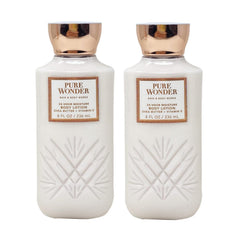 Bath & Body Works Pure Wonder two-pack lotion on display for daily hydration.