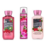 Bath and Body Works Strawberry Pound Cake shower gel bottle delivers rich lather and dessert-inspired scent.
