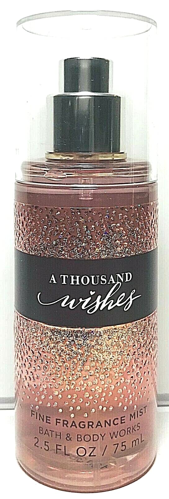 Bath & Body Works Thousand Wishes travel-size mist bottle for on-the-go fragrance refresh