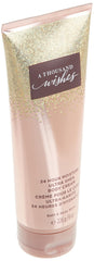 Bath & Body Works A Thousand Wishes Ultra Shea bottle label communicates premium hydration.