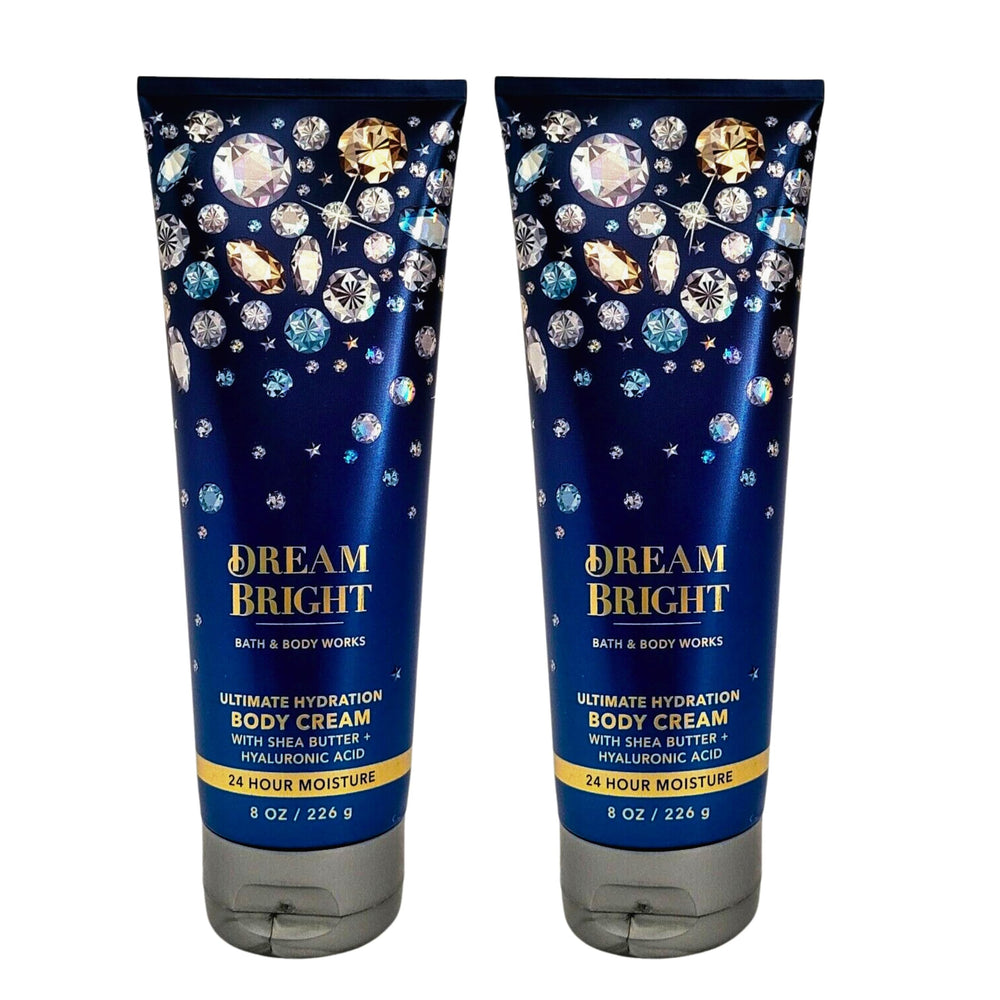 Bath and Body Works Ultra Shea Body Cream Dream Bright pack of 2 for moisture and soft skin.
