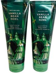 Bath & Body Works Vanilla Bean Noel two-jar pack provides rich moisture for daily use.