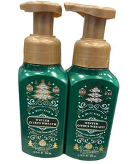 Bath and Body Works Winter Citrus Wreath two-pack packaging image highlights a convenient daily-use option.