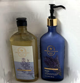 Bath and Body Works Aromatherapy Sleep Wash Lavender Vanilla pour promotes relaxation during nighttime routine