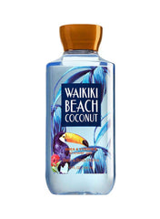 Bath & Body Works Waikiki Beach Coconut: envase con diseño cambiante para temporada.