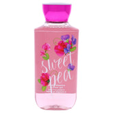 Bath & Body Works Sweet Pea Shower Gel bubbles for a refreshing cleanse.