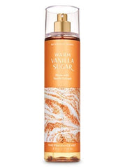 Bath & Body Works Warm Vanilla Sugar fragrance mist spray captures long-lasting aroma with a refined, gentle mist.