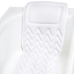 Bath Haven bath pillow full body-support delivers cloud-soft comfort for a soothing soak.