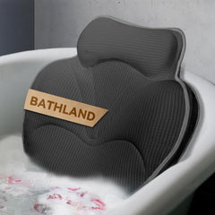 Bathland bath pillow large-coverage shoulders for comfortable back support during baths.