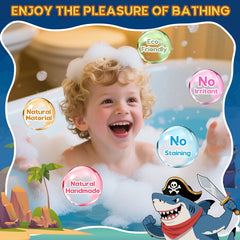 Bathletes pirate coins and necklace included for imaginative pirate play