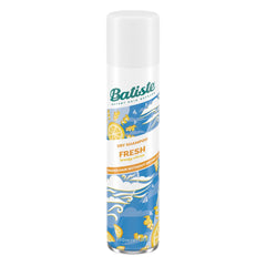 Batiste Dry Shampoo Fresh Breezy Citrus bottle spray for quick refresh between washes.