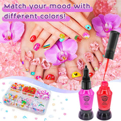 BATTOP sparkling 3D gems decorate nails with texture and flair.