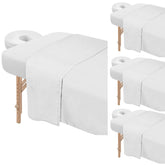 Bavlesfuire premium microfiber massage table cover showing soft fabric for client comfort.