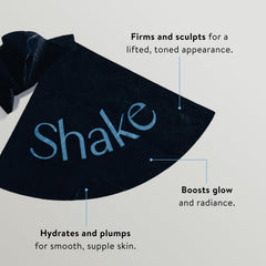 BAWDY Shake It mask applied on butt cheek for a firming, illuminated look.