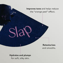 BAWDY Slap It mask being peeled off to reveal refreshed skin.