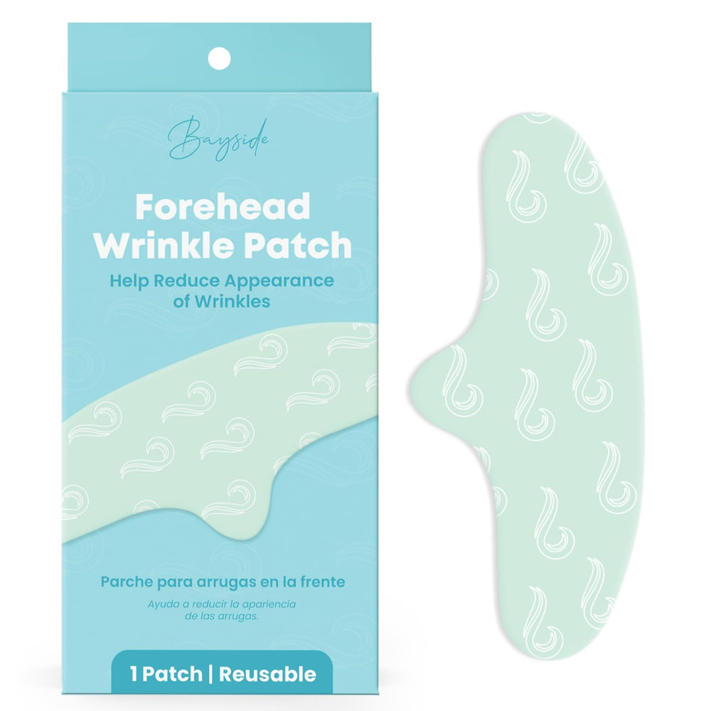 Bayside forehead wrinkle patches packaging shows ready-to-use kit for easy routines.