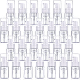 BBTO foam dispenser 30ml clear bottle for travel-friendly liquid packaging and easy visibility.