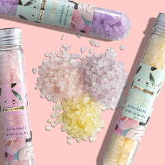 B.C. Beauty Concepts Sweet Mint bath salts refresh senses and renew focus during evening baths.
