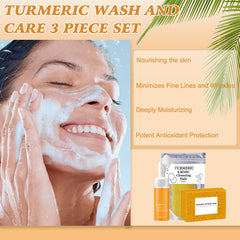 BCBU turmeric face wash brush demonstrates gentle exfoliation for smooth, refreshed skin.
