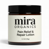 BDQBDQ Mira Relief Lotion bottle front for daily skin nourishment and comfort.