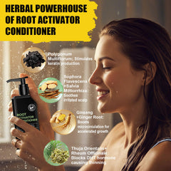 Beadlamey Botanicals close-up highlighting natural actives supporting scalp comfort and health