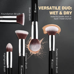 BEAKEY latex-free sponge expands when wet for smooth full coverage.