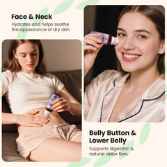 Bealions portable roll-on demonstrates compact design for travel and purse convenience