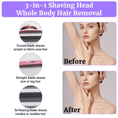 Beanify nose hair trimmer attachment in use for nose hair.