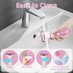 Beanify waterproof head allows quick rinse and easy cleanup.