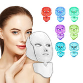 BeaRay LED Face Mask seven-color glow closeup for at-home skin radiance