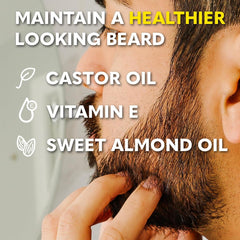 The Beard Club beard shampoo bottle cleansing while preserving natural oils