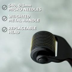 The Beard Club derma roller face-application scene shows versatile, at-home grooming
