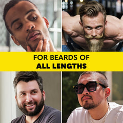 Hands applying Beard Club Riptide spray for soft, manageable beard