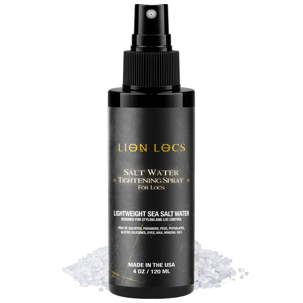Beard Gains Lion Locs starter-twist spray bottle for new locs styling