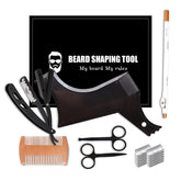 Beard Shaper Kit: beard guide in action for crisp symmetry and clean lines.