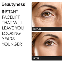 Beatool Instant Ageless Eye Cream packaging display highlights premium tube.