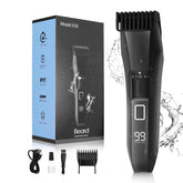 Beatslm beard trimmer front view with ergonomic grip for precise daily grooming.