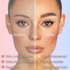 Beau Lashes brow lamination keratin conditioner bottles nourishing brows