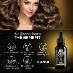 Beaueli beard-application scene demonstrates easy, precise application for beard regrowth.