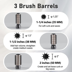 Beautimeter-hair-dryer-brush-15-inch-barrel larger barrel for volume and body.