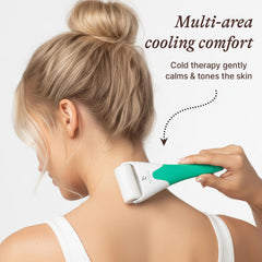 Beauty by Earth jade gua sha pairs with ice roller for facial sculpting ritual