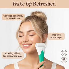 Beauty by Earth ice roller under-eye provides gentle cooling for refreshed eyes