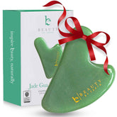 Beauty by Earth Jade Gua Sha for facial massage and jawline sculpting.
