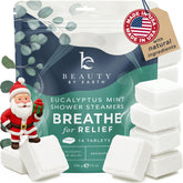 Beauty by Earth shower steamer USA-made packaging ready for gifting.