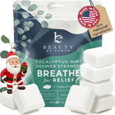 Beauty by Earth shower steamers USA-made packaging highlights gift-ready presentation.