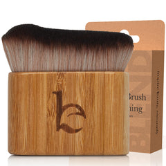 Beauty by Earth Ultra Soft Self Tanner Brush full view shows versatile, streak-free blending potential.