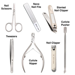 Beauty Power nano nail-file for fast, smooth filing and edge refinement.