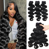 Beauty Queen 16A body wave bundles packaging shows premium gift-ready presentation.